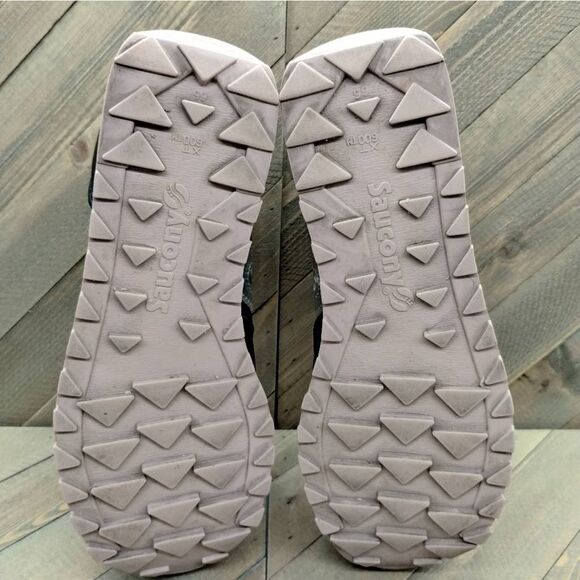 Saucony Jazz Triple Abstract Collection Black Shadow Casual Sneakers Mens Size 7 - Picture 8 of 9